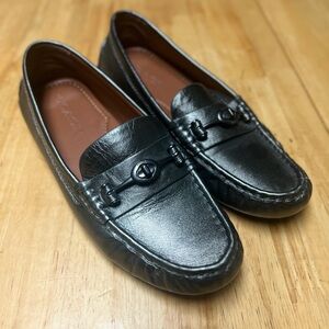 COACH Loafers in Metallic Olive